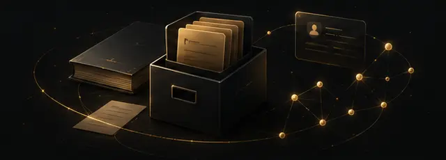 持续更新的知识档案盒与书本